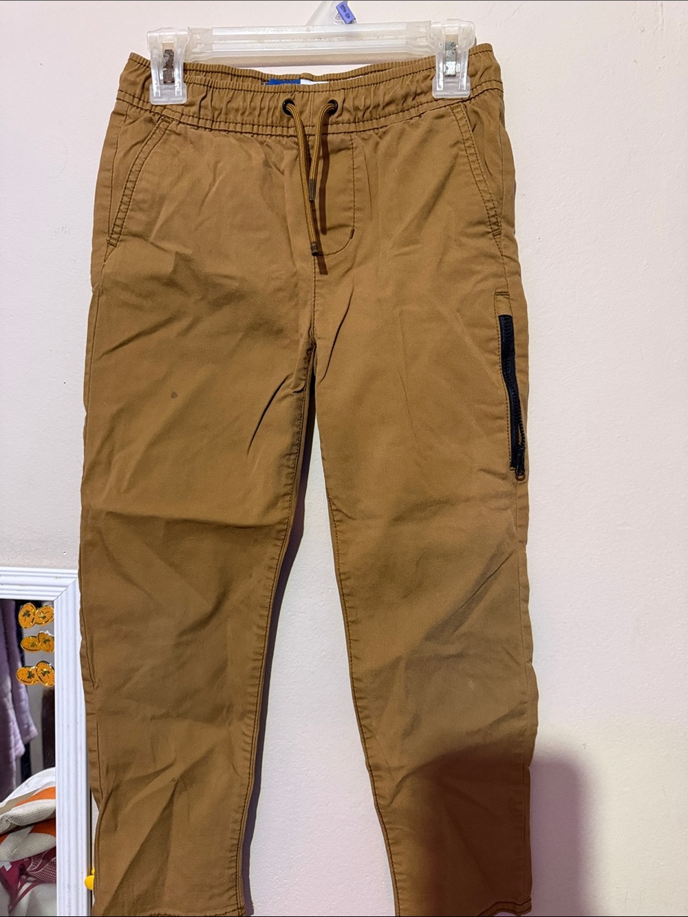 Old Navy Tan Cargo-Style Jogger Pants for Kids